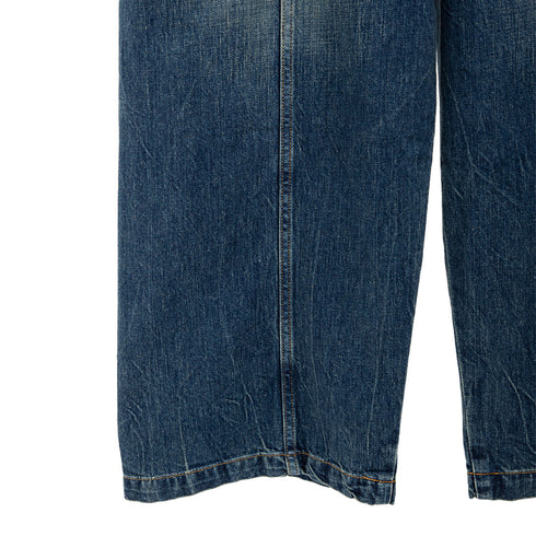 Sage Nation Welt Trouser Denim Indigo Wash Degli Uberti